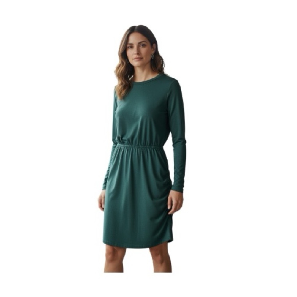 Bobi Los Angeles Green Long Sleeve Dress – Size Small (NWT